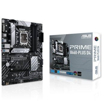 ASUS PRIME B660-PLUS D4 Intel B660 Soket 1700 DDR4 5066 MHz (OC) ATX Anakart