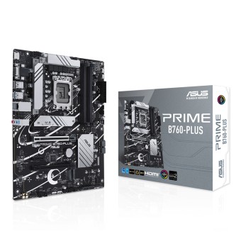 ASUS PRIME B760-PLUS Intel B760 Soket 1700 DDR5 7200Mhz  DP HDMI VGA AURA RGB ATX Anakart