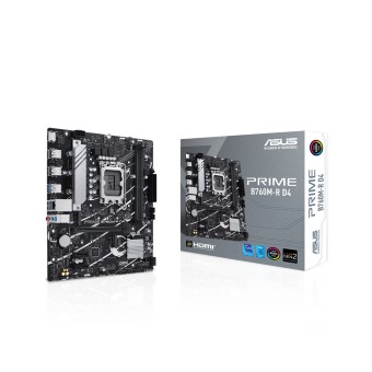 ASUS PRIME B760M-R D4 INTEL B760 Soket LGA1700 DDR4 5333Mhz mATX Anakart