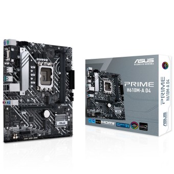 ASUS PRIME H610M-A D4 Intel H610 Soket 1700 DDR4 3200Mhz Atx Anakart