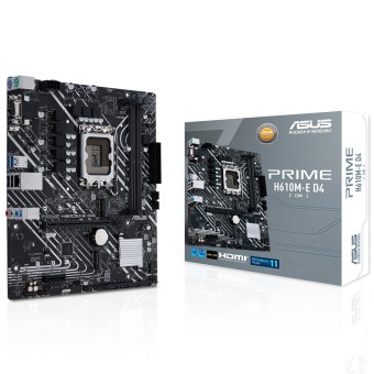 ASUS PRIME H610M-E D4-CSM Intel H610 Soket LGA1700 DDR4 3200Mhz  mATX Anakart