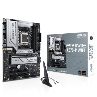 ASUS PRIME X670-P WIFI AMD X670 Soket AM5 DDR5 6400Mhz M.2 ATX Anakart