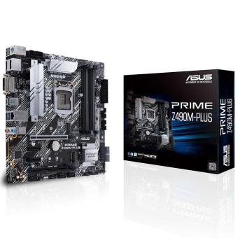 ASUS PRIME Z490M-PLUS INTEL Z490 Soket 1200 DDR4 4600MHz (O.C) ATX Anakart