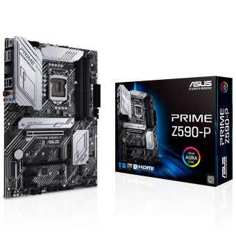 ASUS PRIME Z590-P Intel Z590 Soket 1200 DDR4 5133MHz (O.C.) ATX Anakart