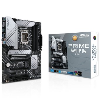 ASUS PRIME Z690-P D4-CSM Intel Z690 Soket 1700 DDR4 5333MHz (O.C.) M.2 ATX Anakart