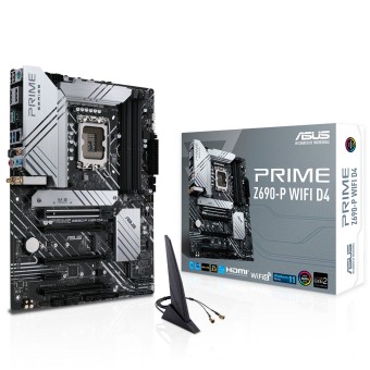 ASUS PRIME Z690-P WIFI D4 INTEL Z690 Soket LGA1700 DDR4 5333Mhz(OC)  ATX Anakart