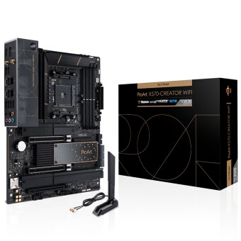 ASUS PROART X570-CREATOR WIFI AMD X570 Soket AM4 DDR4 5100MHz (O.C.) M.2 ATX Anakart