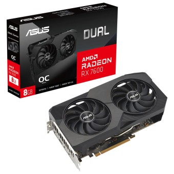 ASUS RADEON DUAL RX 7600 08G 8GB GAMING GDDR6 128Bit AMD Ekran Kartı