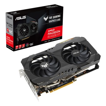 ASUS RADEON TUF RX 6500 XT OC 4GB GAMING GDDR6 64Bit DX12 Ekran Kartı