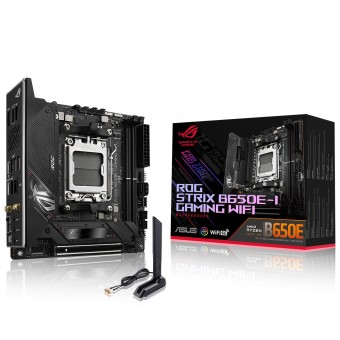 ASUS ROG STRIX B650E-I GAMING WIFI AMD B650 Soket AM5 DDR5 6400MHz (OC) M.2 HDMI Mini-ITX Anakart