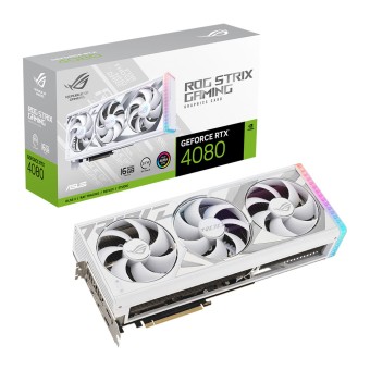 ASUS ROG Strix GeForce RTX 4080 16GB GDDR6X DLSS 3 White Edition 256Bit NVIDIA Ekran Kartı