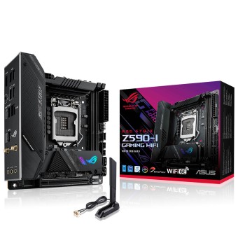 ASUS ROG STRIX Z590-I GAMING WIFI Intel Z590 Soket 1200 DDR4 5000 Mhz Mini-ITX Anakart