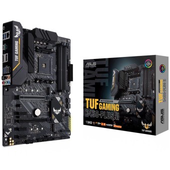 ASUS TUF GAMING B450-PLUS II AMD B450 Soket AM4 DDR4 4400MHz (O.C) ATX Anakart