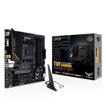 ASUS TUF GAMING B550M-E WIFI AMD B550 AM4 Soket DDR4 4600MHz (O.C) M.2 mATX Anakart