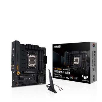 ASUS TUF GAMING B650M-E WIFI AMD B650 Soket AM5 DDR5 6400 Mhz AURA RGB mATX Anakart