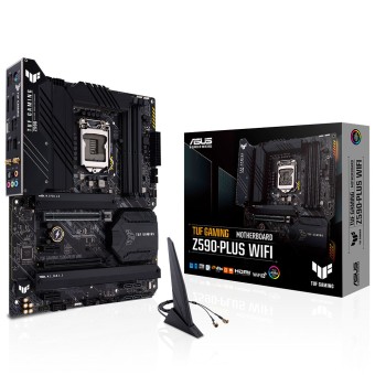 ASUS TUF GAMING Z590-PLUS WIFI Intel Z590 Soket 1200 DDR4 5133 MHz (O.C.) M.2 ATX Anakart