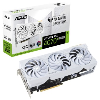 ASUS TUF Gaming GeForce RTX 4070 Ti SUPER 16GB GDDR6X White OC Edition 256bit NVIDIA DLSS 3 Ekran Kartı