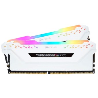 CORSAIR 16GB (2x8GB) Vengeance RGB Beyaz DDR4 3000MHz CL15 Dual Kit Ram