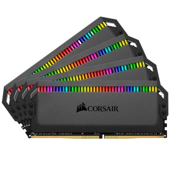 CORSAIR  32GB (4 x 8GB) DDR4 DRAM 3600MHz C18 Dominator Platinum RGB Quad Kit PC Ram