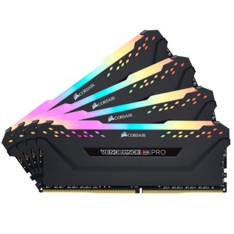 CORSAIR 32GB (4 x 8GB) Vengeance RGB Pro DDR4 3600MHz C18 Pc Ram