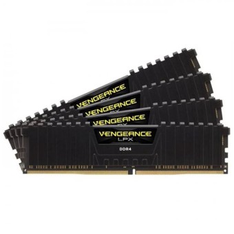 CORSAIR 32GB (4x8GB) DDR4 3600MHz CL16 Vengeance LPX Siyah Quad Kit PC Ram