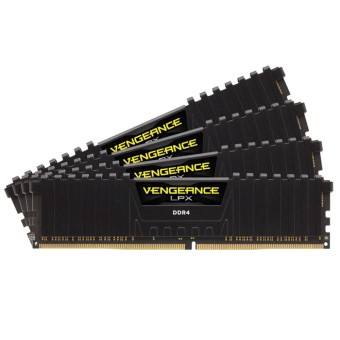 CORSAIR 32GB (4X8GB) DDR4 3600MHz CL18 Vengeance LPX  Siyah Quad Kit PC Ram