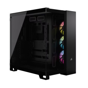 CORSAIR 6500X iCUE Link RGB Temperli Camlı Mid-Tower Siyah Bilgisayar Kasası-CC-9011269-WW