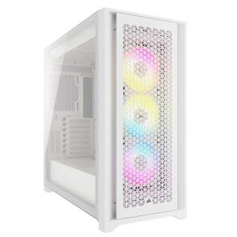 CORSAIR CC-9011243-WW iCUE 5000D RGB AIRFLOW 3xAF120 Mid-Tower Beyaz Gaming Kasa