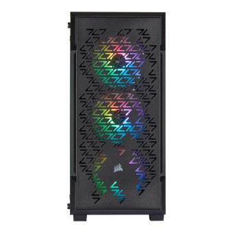 Corsair iCUE 220T RGB Airflow Temperli Camlı Mid Tower Siyah Gaming Kasa