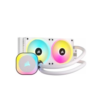 CORSAIR iCUE LINK H100i RGB AIO White 240mm 2xQX120 RGB  Beyaz Fanlı Sıvı İşlemci Soğutucu -CW-9061005-WW