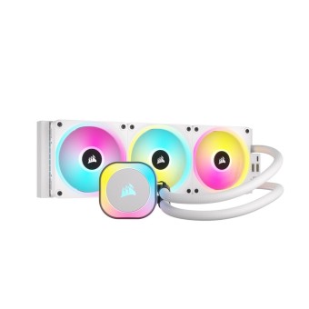 CORSAIR iCUE LINK H150i RGB AIO White 360mm 3xQX120 RGB Beyaz Fanlı Sıvı İşlemci Soğutucu-CW-9061006-WW