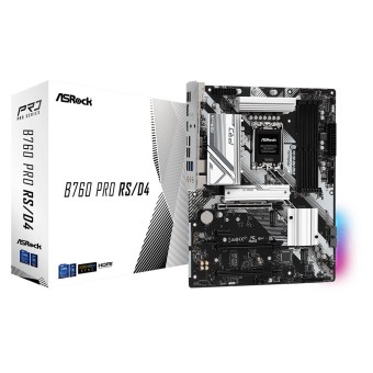 ASROCK B760 PRO RS/D4 Intel B760 Soket LGA1700 DDR4 5333MHz ATX Anakart