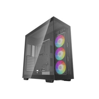 DeepCool CH780 1x420mm ARGB Fanlı Type-C  ATX+ Panaromik Camlı Siyah Gaming Kasa