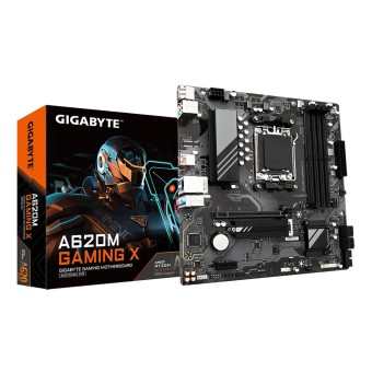 GIGABYTE A620M GAMING X A620 Soket AM5 DDR5 6400MHz (O.C.) M.2 mATX Anakart