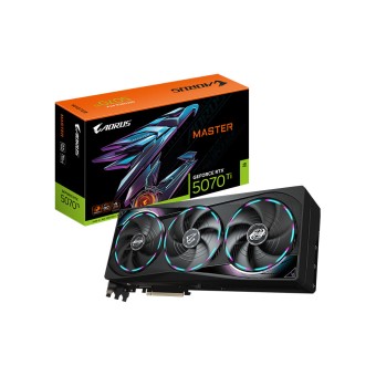 GIGABYTE AORUS GeForce RTX 5070 Ti MASTER 16G RGB 16GB 256Bit DLSS 4 NVIDIA Ekran Kartı