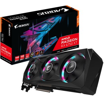 GIGABYTE AORUS RADEON RX 6750 XT ELITE 12GB GDDR6 192Bit AMD Ekran Kartı