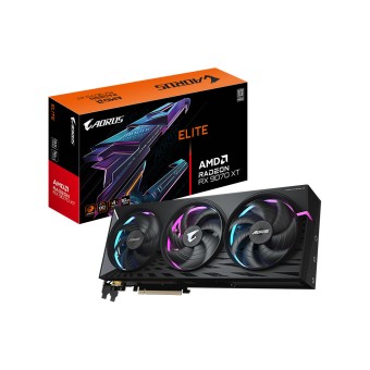 GIGABYTE AORUS Radeon RX 9070 XT ELITE 16GB RGB Halo 256Bit AMD Ekran Kartı