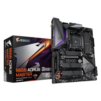 GIGABYTE B550 AORUS MASTER AMD B550 Soket AM4 DDR4 5200MHz (O.C) M.2 Anakart