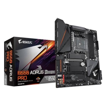 GIGABYTE B550 AORUS PRO AMD B550 Soket AM4 DDR4 5200MHz (O.C.) M.2 Anakart