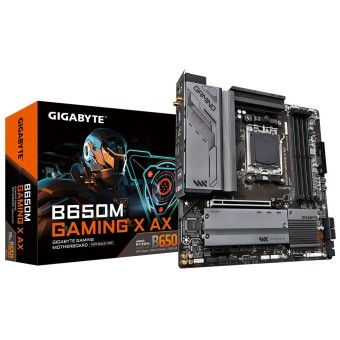 GIGABYTE B650M GAMING X AX AMD B650 Soket AM5 DDR5 6400MHz (OC) mATX Anakart