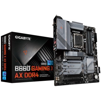 GIGABYTE B660 GAMING X AX WIFI DDR4 Intel B660 Soket 1700 DDR4 4400MHz ATX Anakart