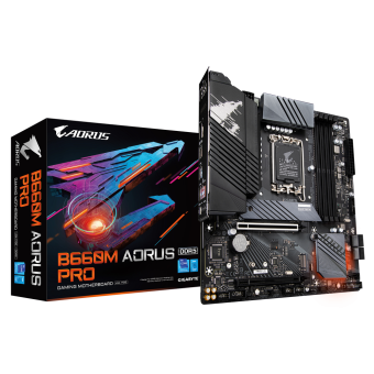 GIGABYTE B660M AORUS PRO Intel B660 Soket 1700 DDR5 4800MHz (O.C.) mATX Anakart