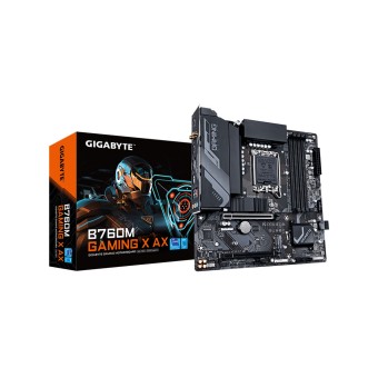 GIGABYTE B760M GAMING X AX INTEL LGA1700 DDR5 7600(O.C.) Wi-Fi 6E mATX Anakart