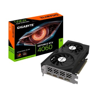 GIGABYTE GeForce RTX 4060 WINDFORCE OC 8GB GDDR6 128Bit DLSS 3 NVIDIA GV-N4060WF2OC-8GD Ekran Kartı