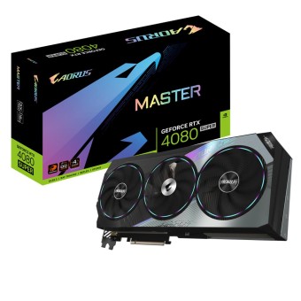 GIGABYTE GeForce RTX4080 SUPER AORUS MASTER 16GB GDDR6X 256Bit NVIDIA DLSS 3 Ekran Kartı-GV-N408SAORUS M-16GD