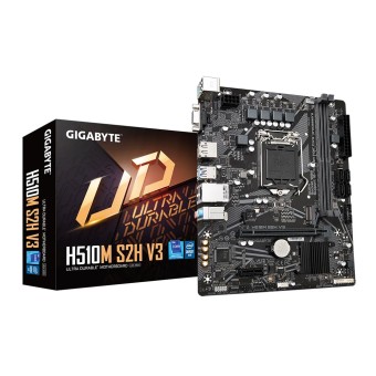 GIGABYTE H510M S2H V3 Intel H510 Soket 1200 DDR4 3200MHz (O.C.) M.2 mATX Anakart