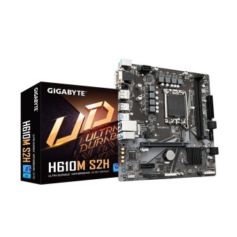 GIGABYTE H610M S2H DDR5 Intel H610 Soket LGA1700 DDR5 5600Mhz mATX Anakart