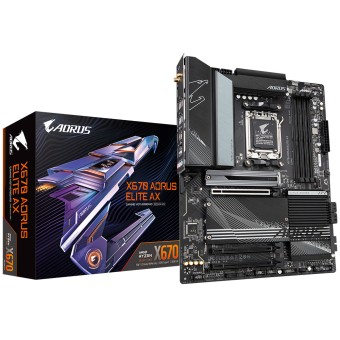 GIGABYTE X670 AORUS ELITE AX AMD X670 Soket AM5 DDR5 5200MHz (OC) ATX Anakart