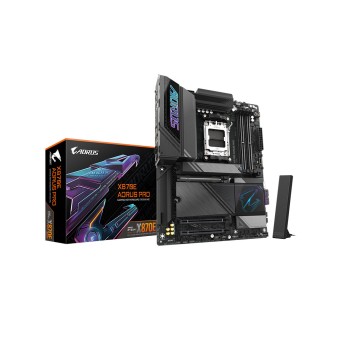 GIGABYTE X870E AORUS PRO AMD X870 Soket AM5 DDR5 8000Mhz (OC) WIFI 7 ATX Anakart