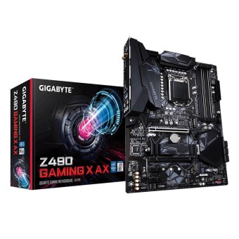 GIGABYTE Z490 GAMING X AX INTEL Z490 Soket 1200 DDR4 4600MHz (O.C) M.2 Anakart